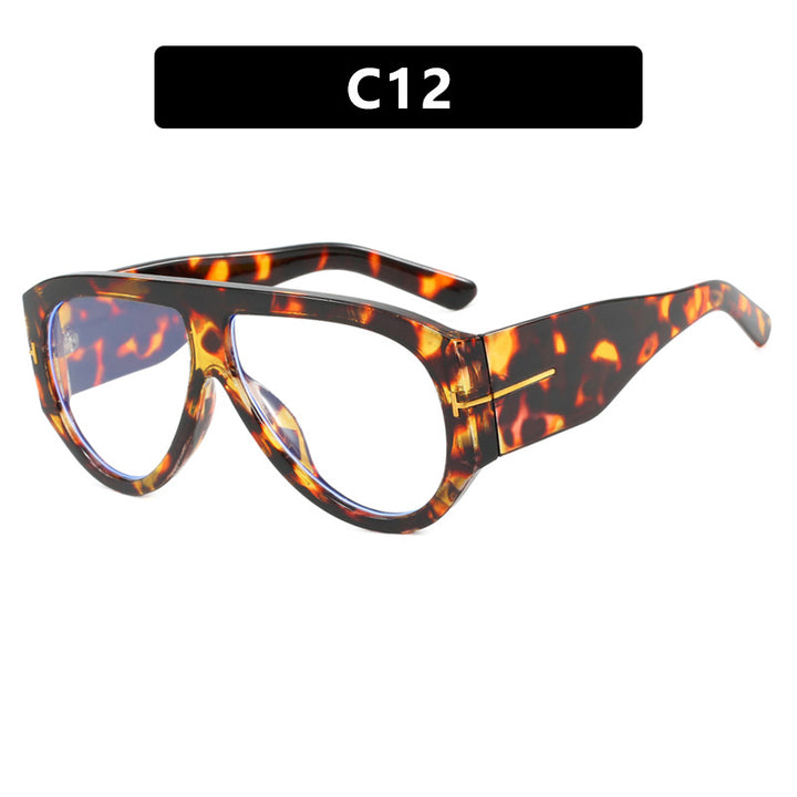 Dame Geometrisk Solbrille med moderne ramme og polariserte glass Luvikno