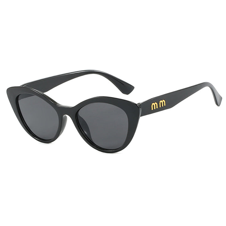 Damer eksentriske Cat-Eye solbriller med beskyttende UV-filter Luvikno