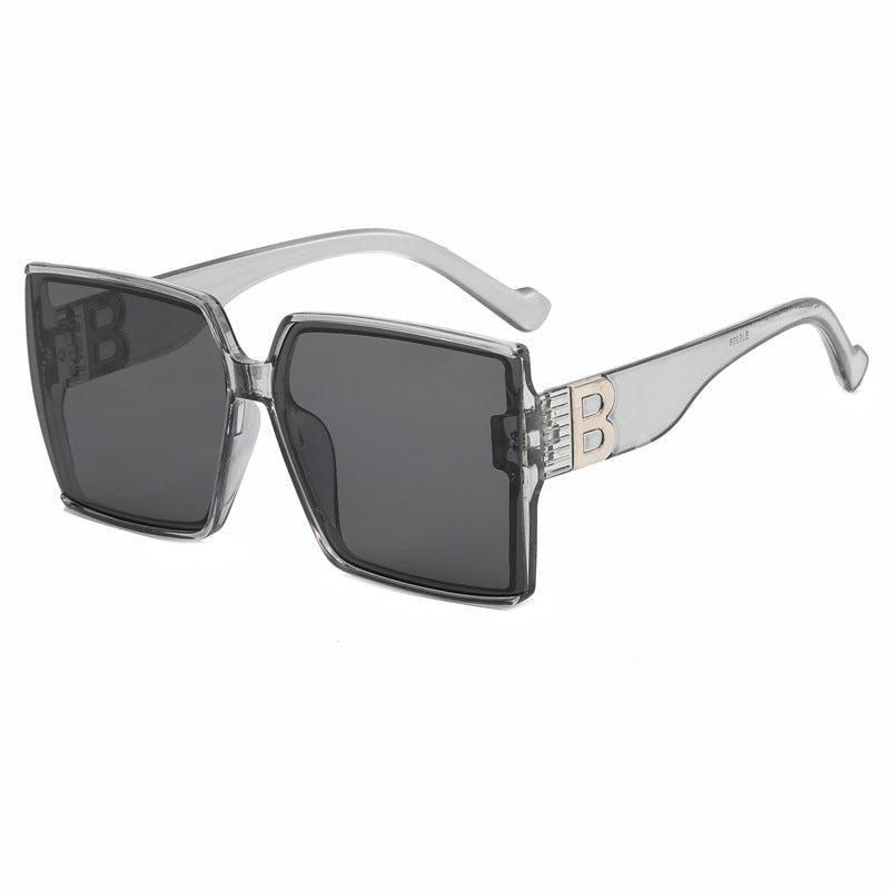Dame Overdimensjonert Solbrille med luksuriøs Detalj Luvikno