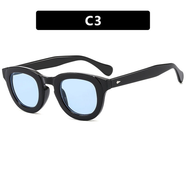 Dame stilige Cat-Eye solbriller med elegant ramme og polariserte linser Luvikno