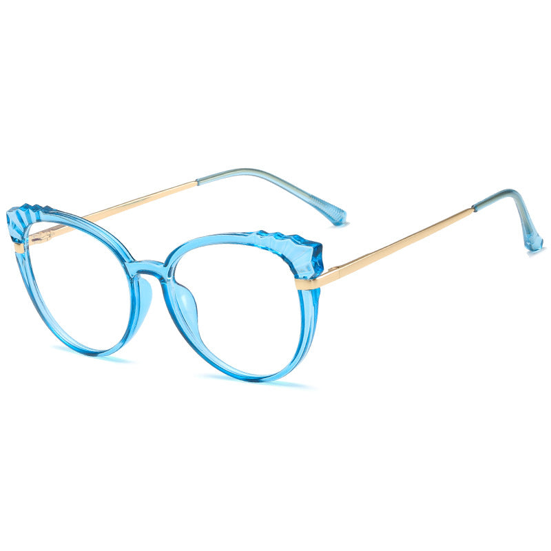 Dame moteriktig brille i elegant cat-eye-stil Luvikno
