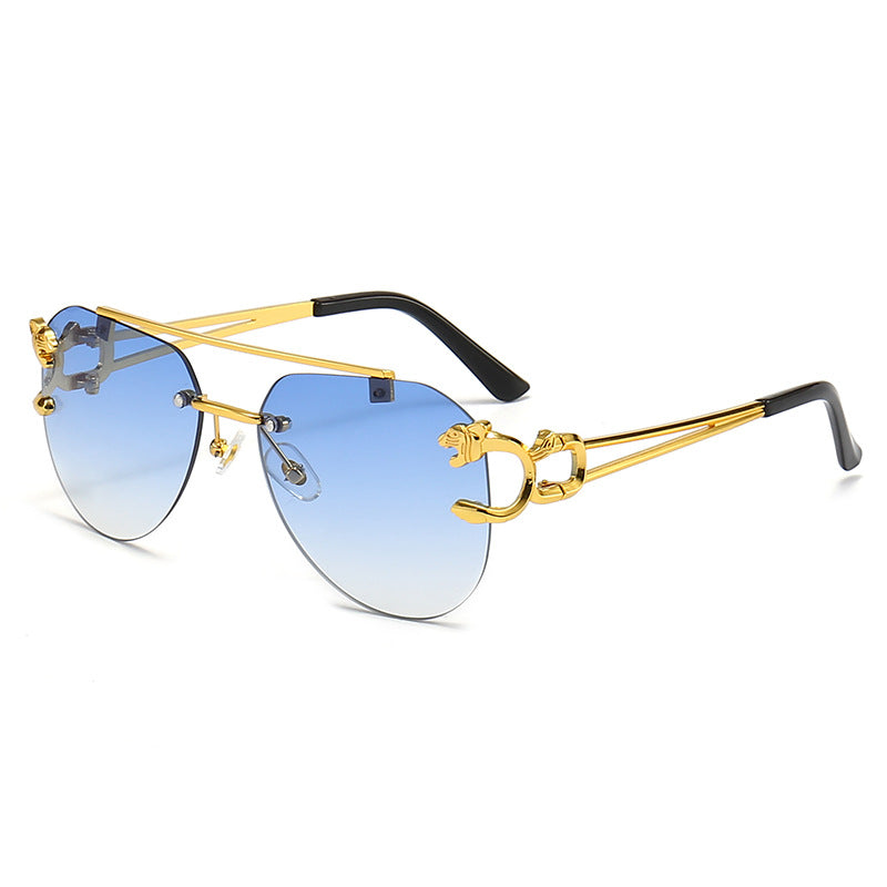 Dame Designer-solbrille med unikt dyreaksent Luvikno