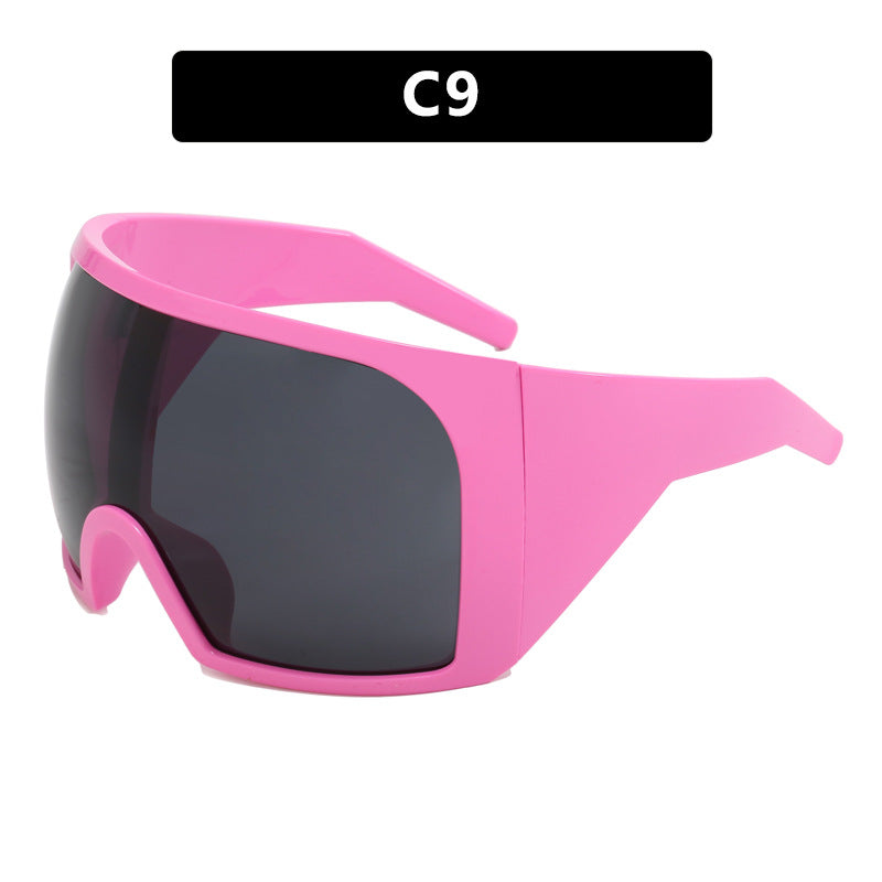 Dame sporty solbrille med aerodynamisk design Luvikno