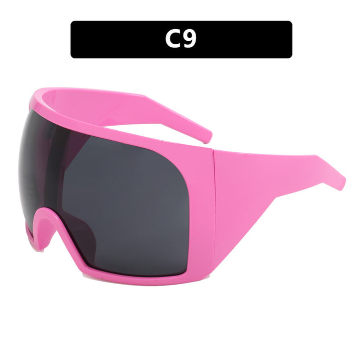 Dame sporty solbrille med aerodynamisk design Luvikno