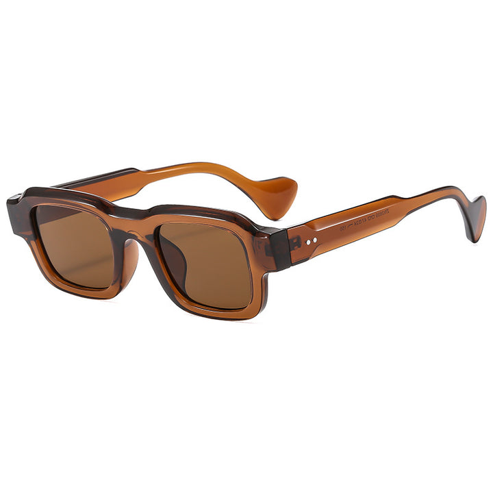 Dame trendy firkantet solbrille med ergonomisk design Luvikno