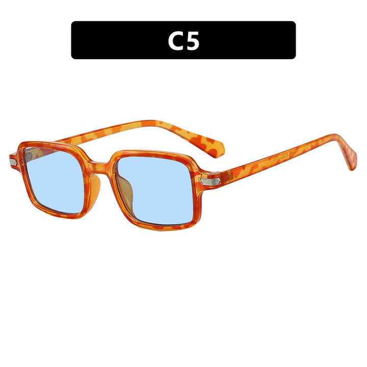 Dame kvadratisk solbrille med beskyttende UV-filter og robust ramme Luvikno