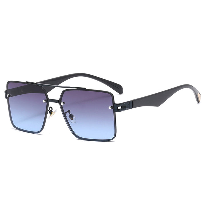 Dame motefull solbrille med elegant metallramme Luvikno