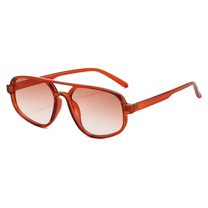 Dame moteriktig solbrille med bred ramme og UV-beskyttelse Luvikno