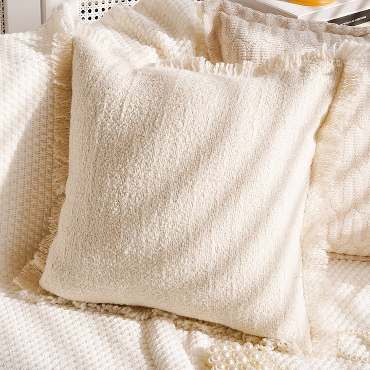 Damer Strukturert Putetrekk med Elegant Stripet Design Luvikno