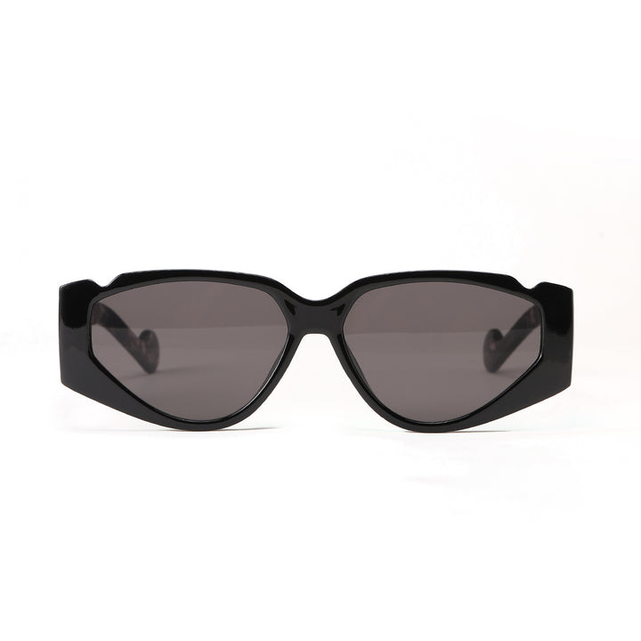 Dame Fashion-solbrille med innovativ ramme og beskyttende UV-beskyttelse Luvikno
