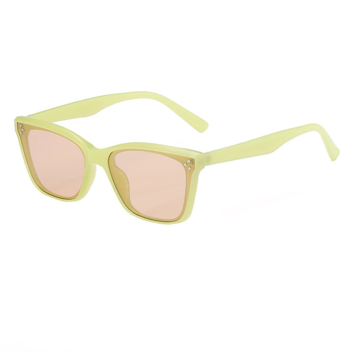 Dame retro-inspirert solbrille i iøynefallende mønster Luvikno