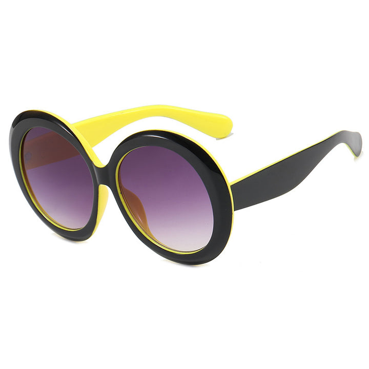 Dame oversized moteriktig solbrille med elegant design Luvikno