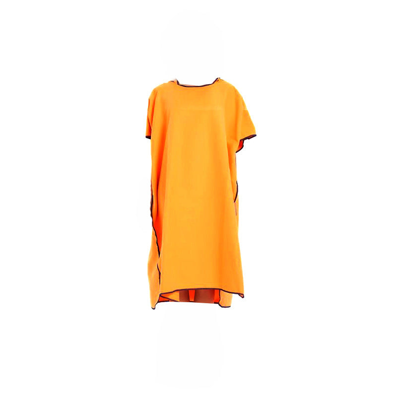 Dame hetteponcho av myk mikrofiberstoff Luvikno