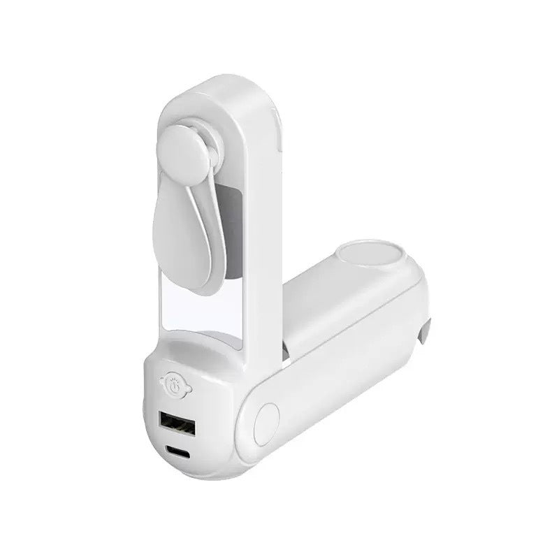 Kvinne Bærbar USB Vifte med Fleksibel Montering Skanto