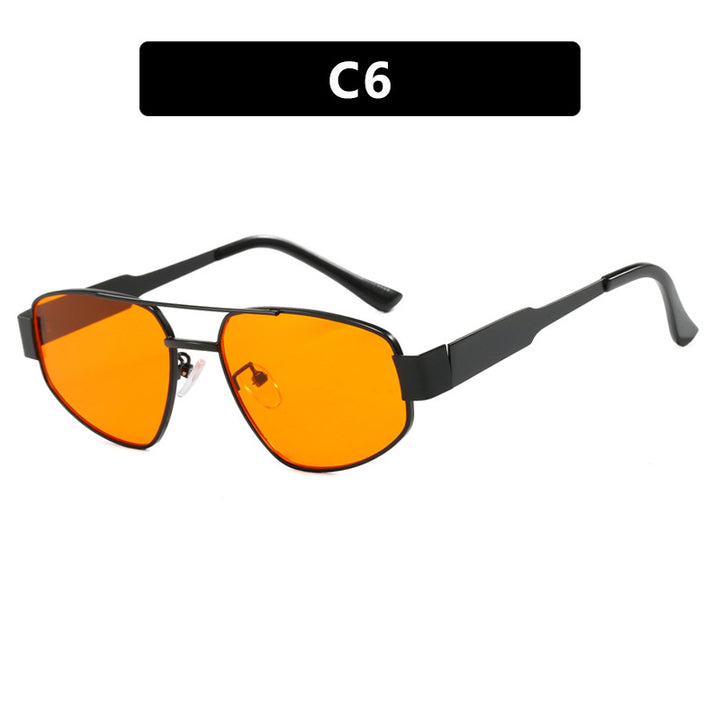 Dame stilige oversized solbeskyttelsesbriller Luvikno