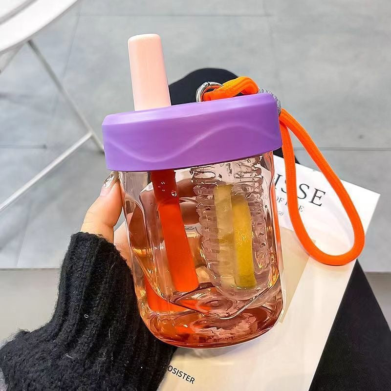 Damer Multifunksjonell Frukt-Infuser-Flaske Luvikno