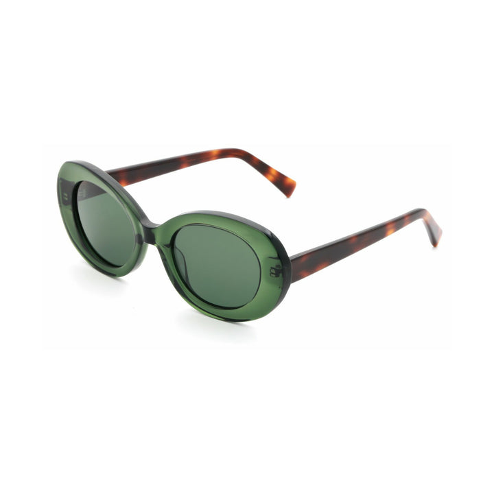 Dame moteriktig solbrille med unik, overdimensjonert ramme Luvikno