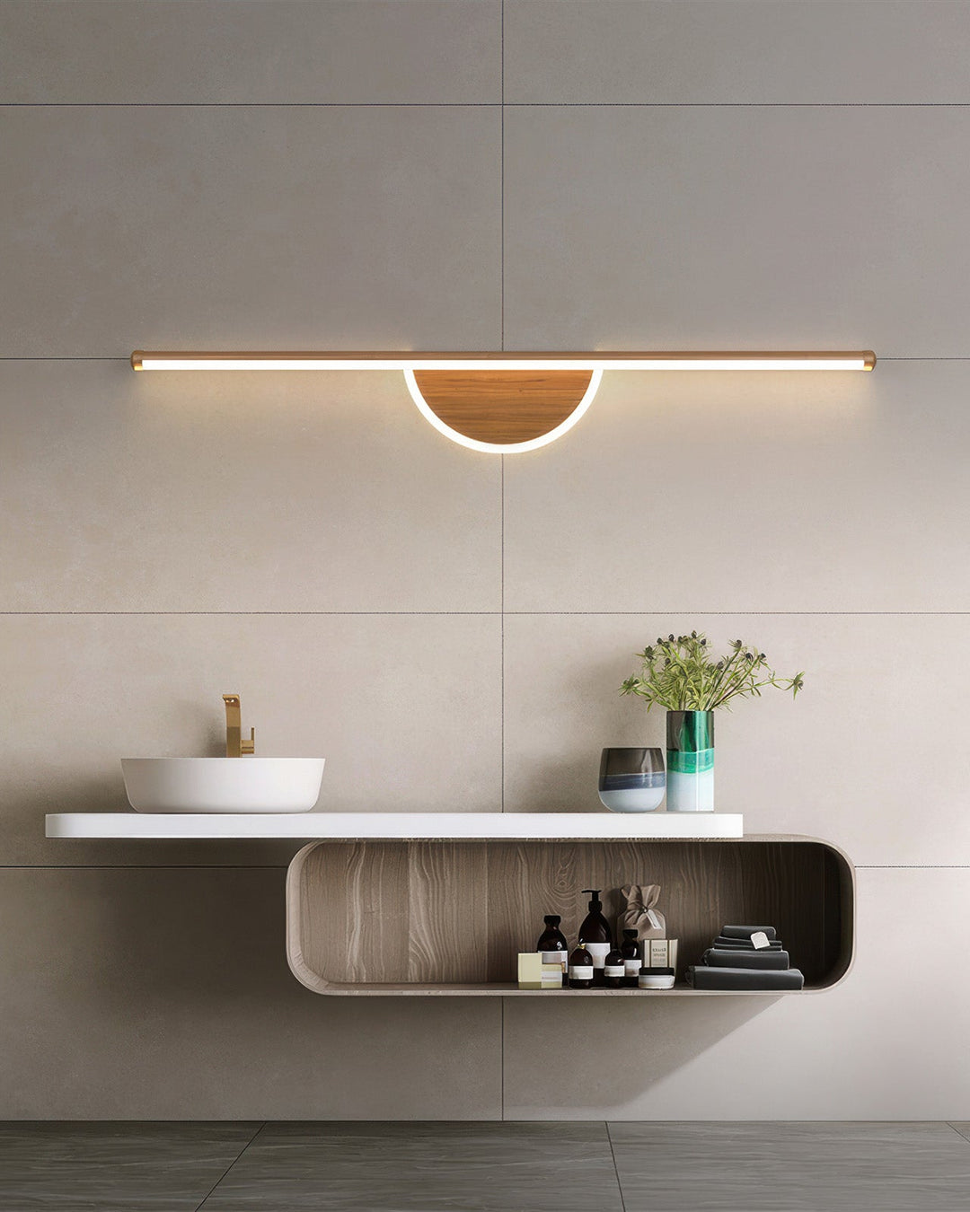 Luvikno | Moderne Vegglampe laget av Trebue