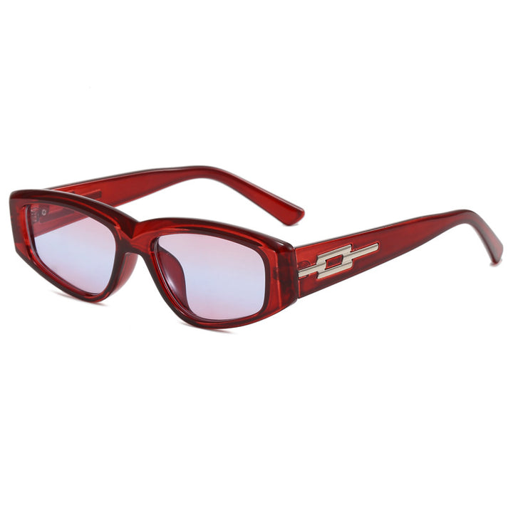 Dame fashion solbrille med elegant rammedekor Luvikno