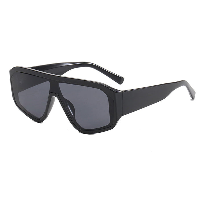 Dame Modiske Oversized-solbriller i futuristisk design Luvikno