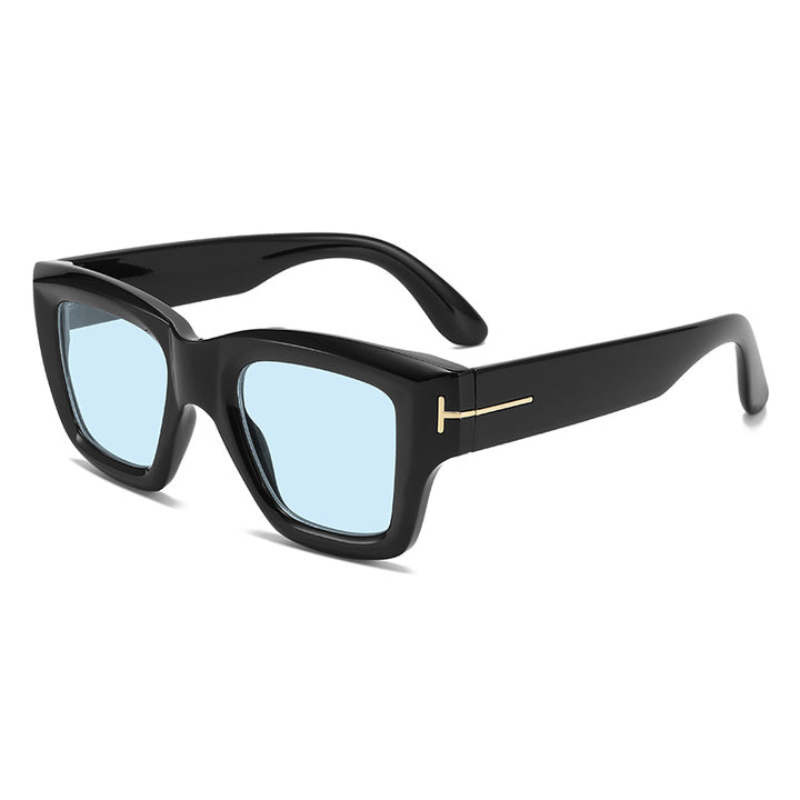 Dame moteriktig firkantet solbrille med UV-beskyttelse og elegant design Luvikno