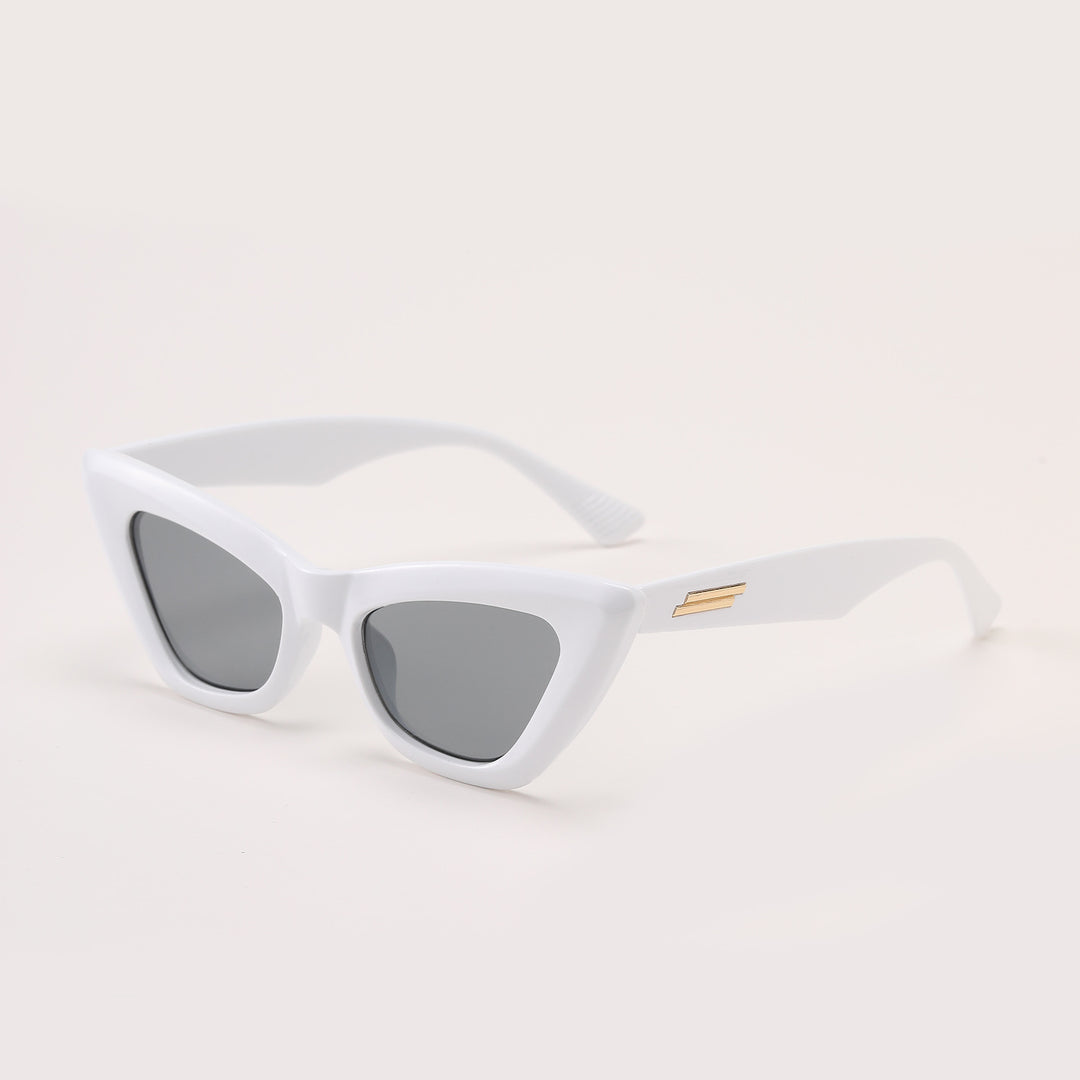 Dame Cat-Eye solbriller med moderne og elegant design Luvikno