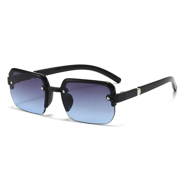 Dame moteriktig firkantet solbrille med innovativ ramme Luvikno