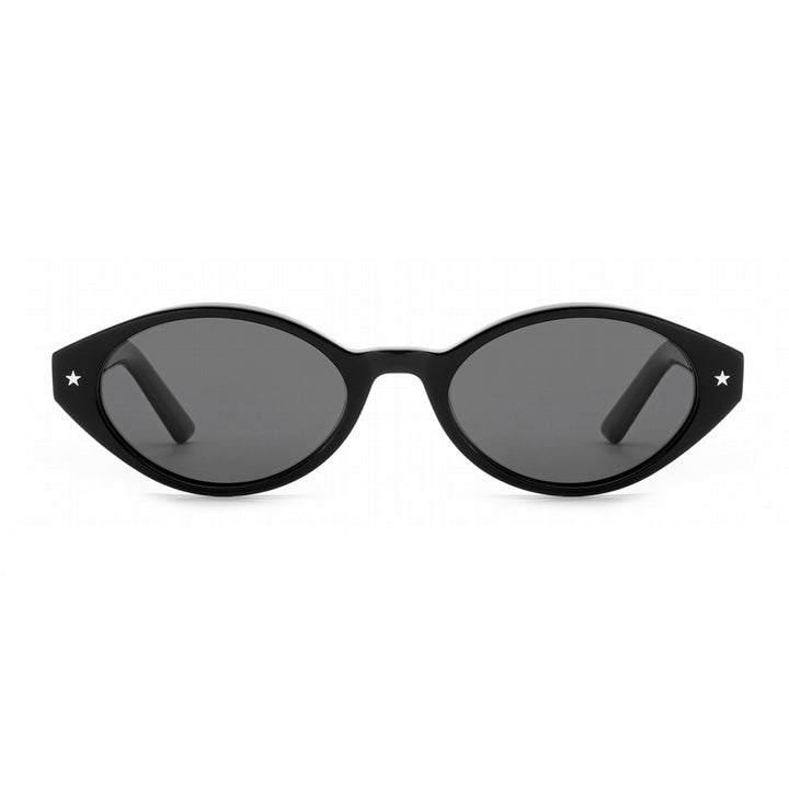 Dame solbrille i ovalt retro-design med høyeste UV-beskyttelse Luvikno