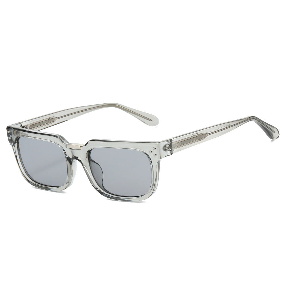 Dame oversized kvadratisk solbrille med luksuriøse aksenter Luvikno