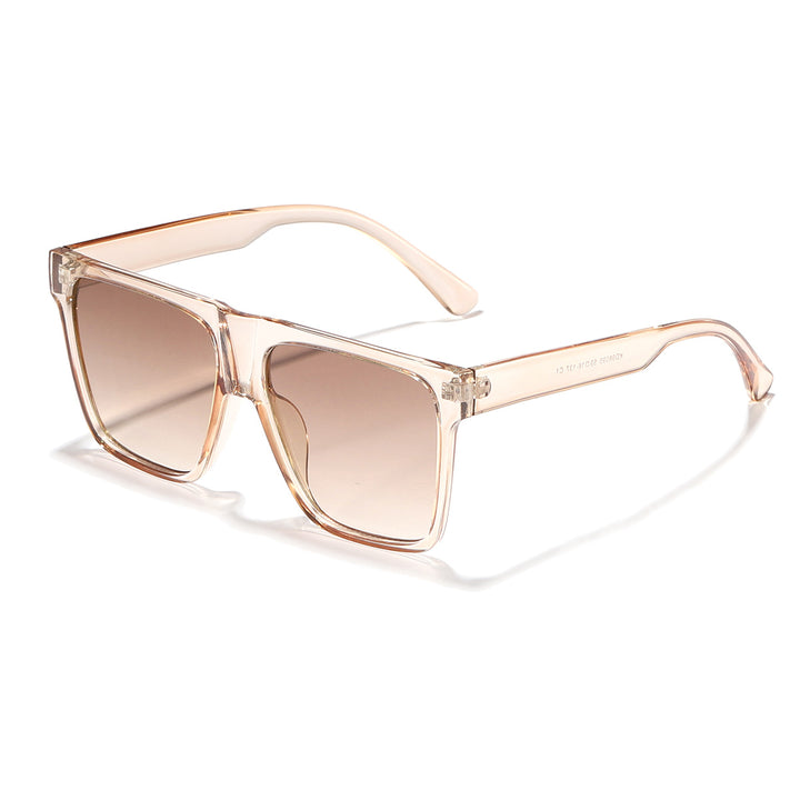 Dame kvadratisk solbrille i elegant design med myke linser Luvikno