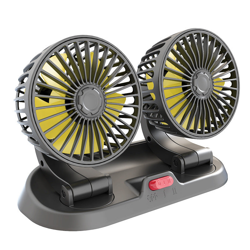 Dual Cooling Car Ventilation Fan Luvikno