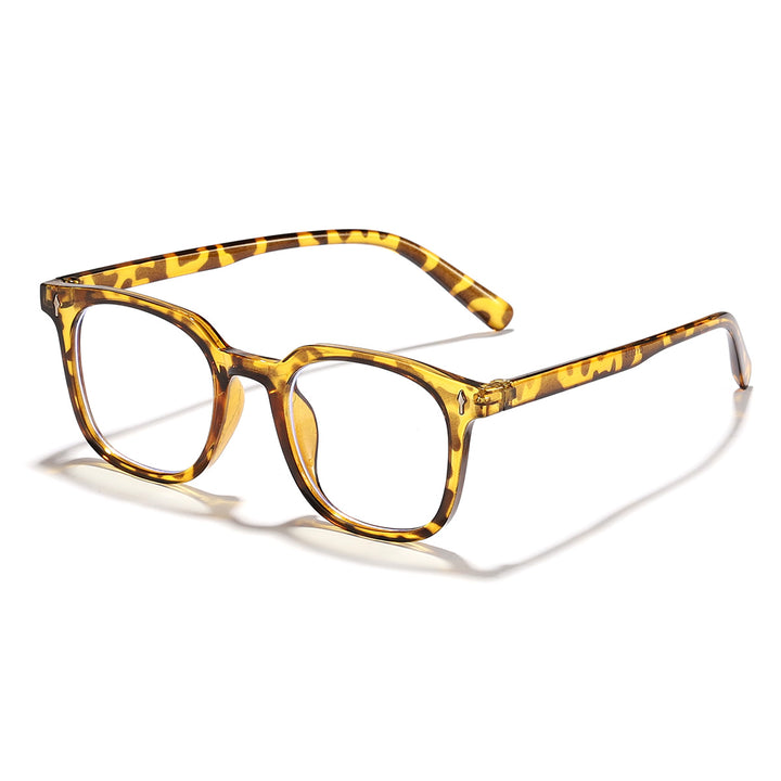 Damer fashionable solbriller med transparent ramme og UV-beskyttelse Luvikno