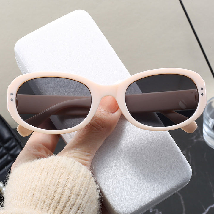 Damer elegante oversized solbriller med beskyttende UV-beskyttelse Luvikno
