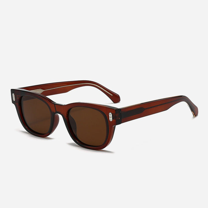 Dame moteriktig solbrille i kvadratisk design Luvikno