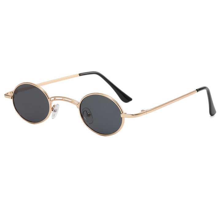 Dame rund fashion solbrille Luvikno