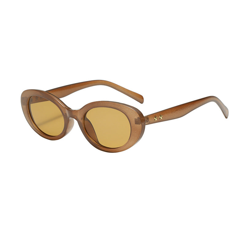 Dame solbriller i elegant vintage-stil med UV-beskyttelse Luvikno