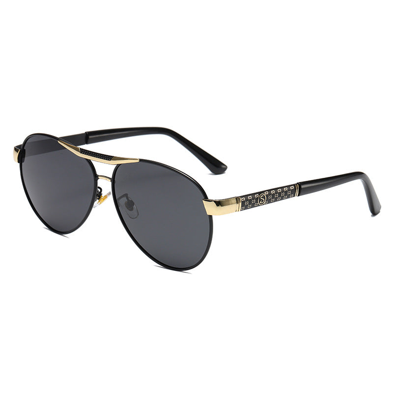 Damed elegante metall solbriller Luvikno