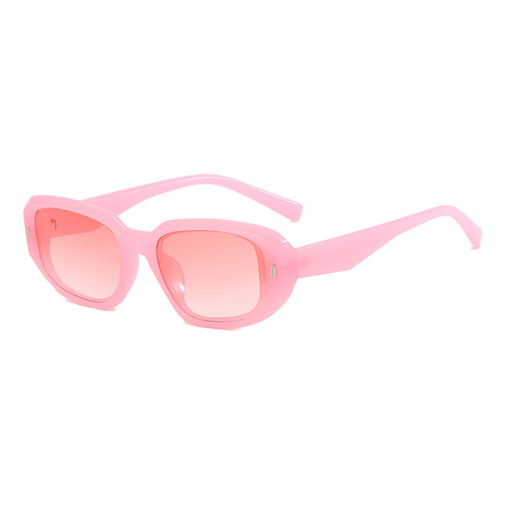 Damer oversized moteriktig solbrille Luvikno