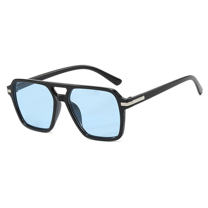 Dame moteriktig rektangulær solbrille med stilig design og UV-beskyttelse Luvikno