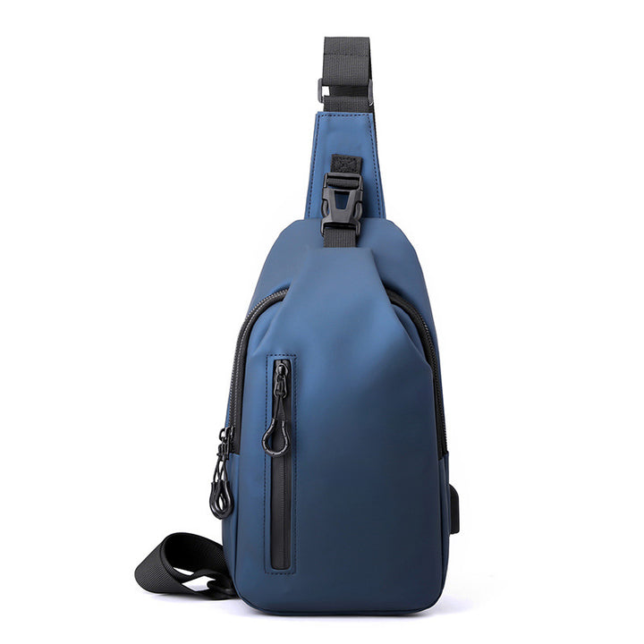 Unisex Sling Backpack med allsidige rom og justerbart bæresystem Luvikno