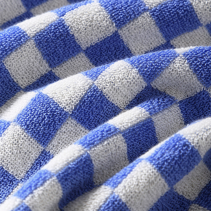 Damer Elegant Frotté Håndkle med Stripemønster Luvikno