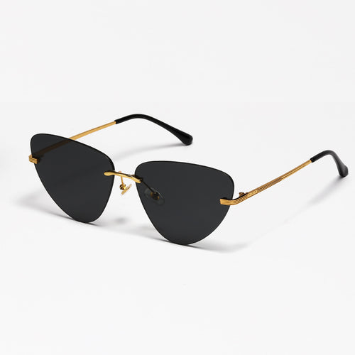 Dame moteriktig solbrille i trendy cat-eye design Luvikno
