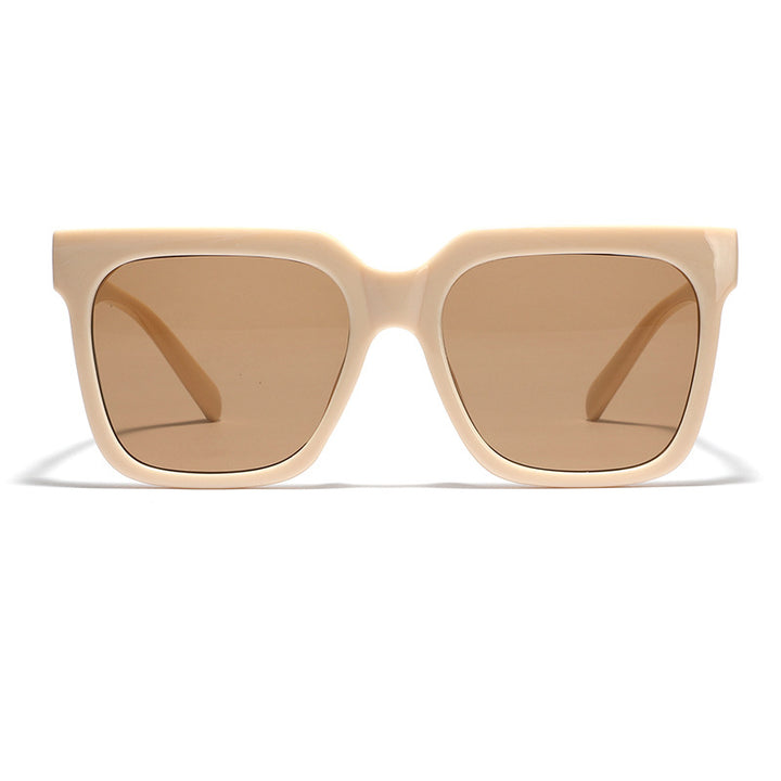 Dame firkantet solbrille med elegant skjoldpadde-design Luvikno