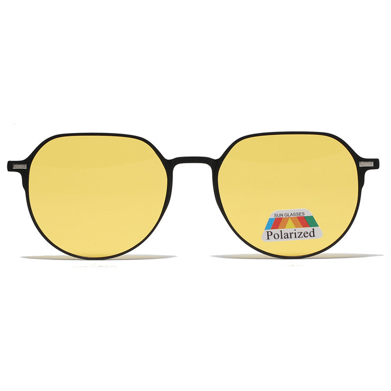 Dame moteriktig solbrille med ulike linser Luvikno