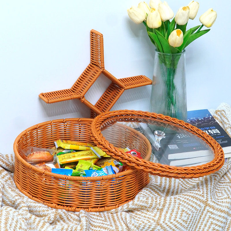 Damene Elegant Fruktskål med Klart Glasslok Luvikno
