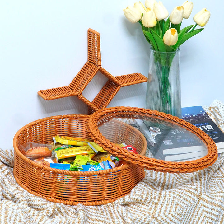 Damene Elegant Fruktskål med Klart Glasslok Luvikno