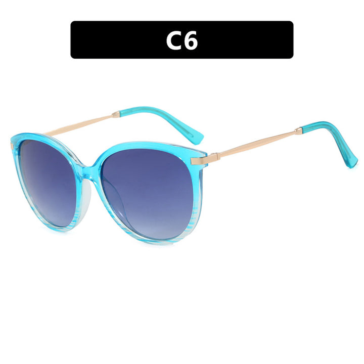 Dame solbriller i trendy Cat-Eye design med lett ramme og UV-beskyttelse Luvikno
