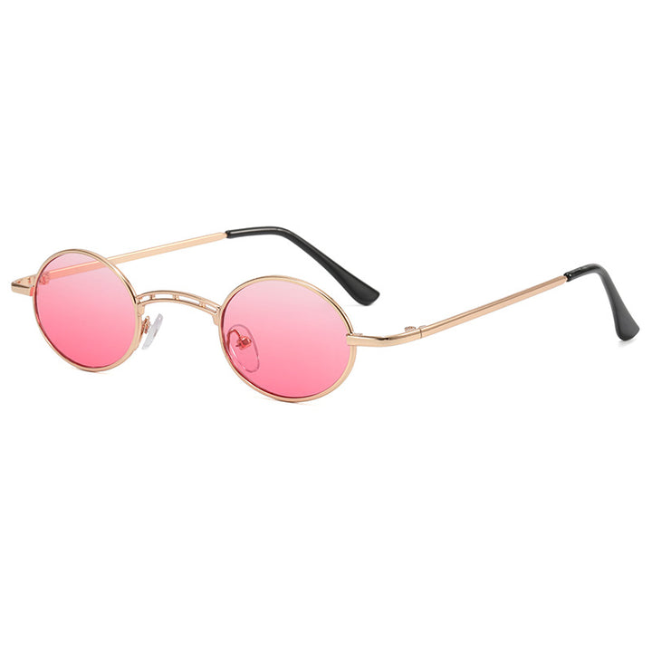 Dame rund fashion solbrille Luvikno