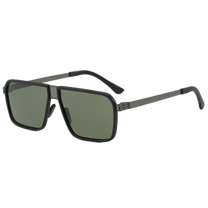 Dame moteriktig solbrille i moderne, firkantet design Luvikno