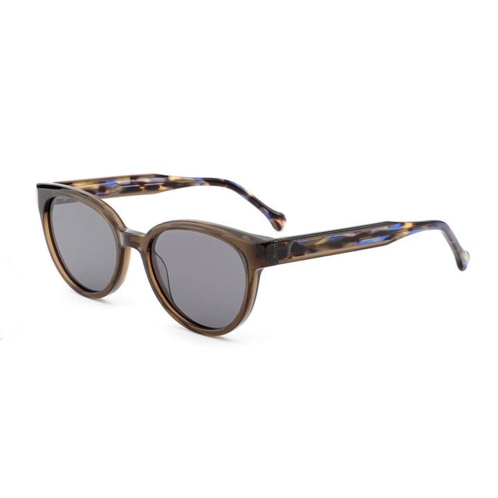 Dame solbrille i elegant retro-design med høykvalitets UV-beskyttelseslinser Luvikno